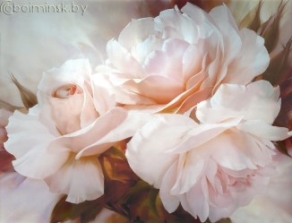 Фотообои De-Art Розы пастель